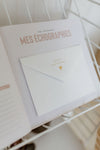 Livre de naissance bébé “Mon Amour” coloris Céleste Brume – album souvenirs à compléter