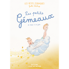  Couverture du livre Les Petits Gémeaux - collection Les Petits Zodiaques pour enfants nés entre le 22 mai et le 21 juin