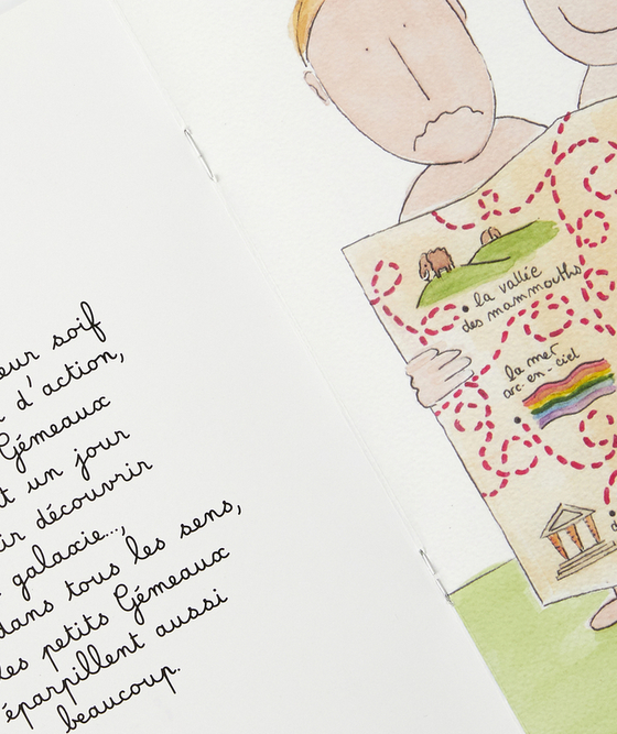 Couverture du livre Les Petits Gémeaux - collection Les Petits Zodiaques pour enfants nés entre le 22 mai et le 21 juin