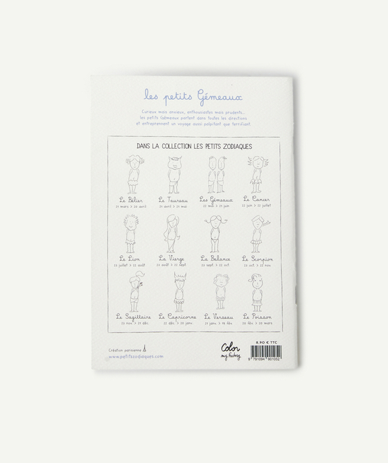 Couverture du livre Les Petits Gémeaux - collection Les Petits Zodiaques pour enfants nés entre le 22 mai et le 21 juin