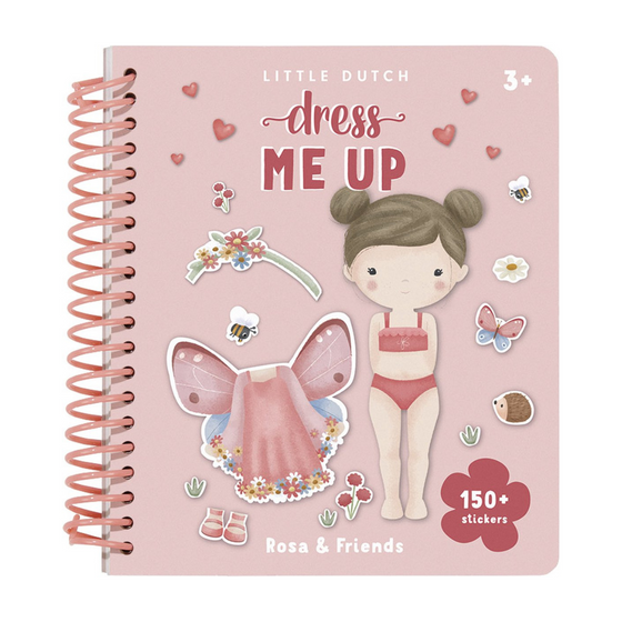 Livre "Habille moi" Rosa & Friends, Little Dutch.