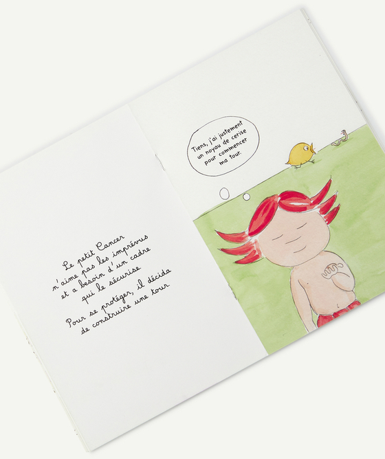 Couverture du livre Le Petit Cancer - collection Les Petits Zodiaques pour enfants nés entre le 22 juin et le 22 juillet