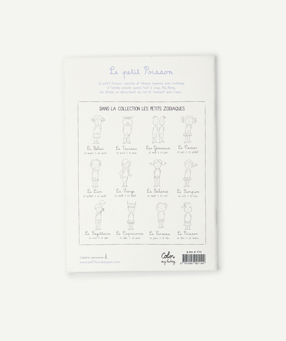 Couverture du livre Le Petit Poisson - collection Les Petits Zodiaques pour enfants nés entre le 20 février et le 20 mars