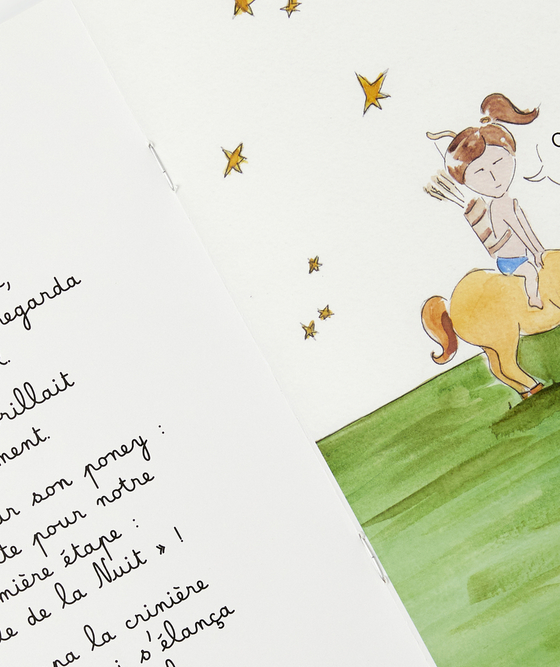 Couverture du livre Le Petit Sagittaire - collection Les Petits Zodiaques pour enfants nés entre le 23 novembre et le 21 décembre