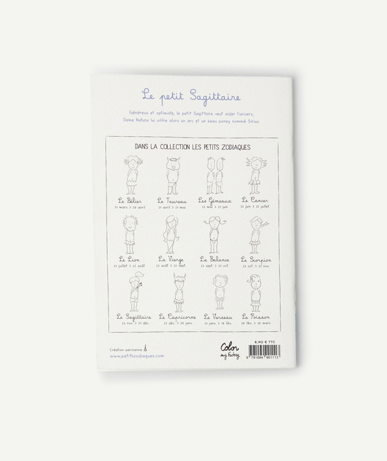 Couverture du livre Le Petit Sagittaire - collection Les Petits Zodiaques pour enfants nés entre le 23 novembre et le 21 décembre