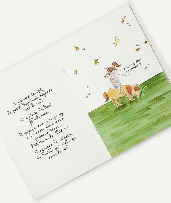 Couverture du livre Le Petit Sagittaire - collection Les Petits Zodiaques pour enfants nés entre le 23 novembre et le 21 décembre