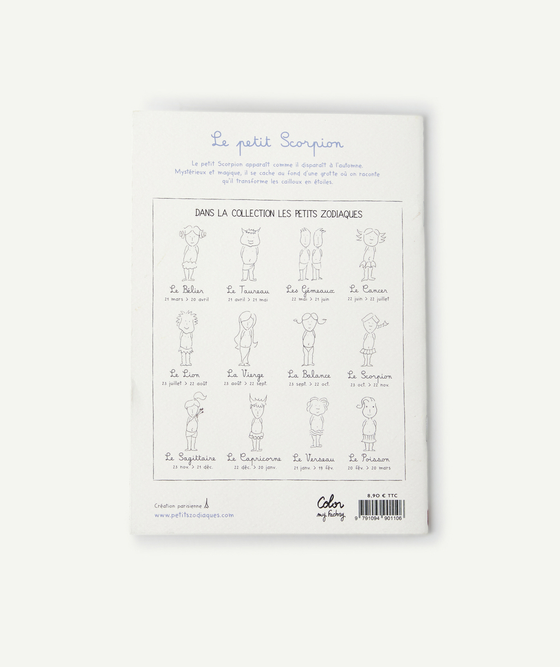 Couverture du livre Le Petit Scorpion - collection Les Petits Zodiaques pour enfants nés entre le 23 octobre et le 22 novembre