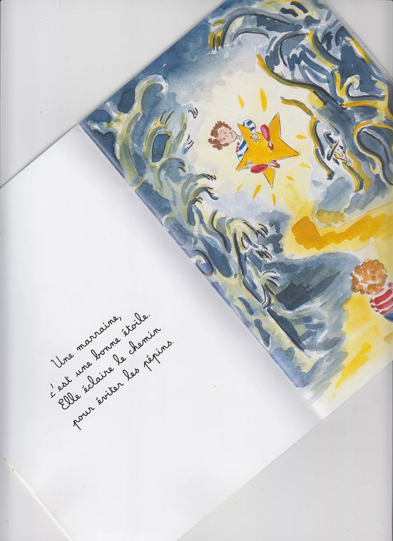 Couverture du livre Marraine – Une marraine, c’est une magicienne – poème illustré à offrir en cadeau