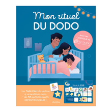  Livre Mon rituel du dodo Auzou, aide au coucher avec tableau et autocollants pour enfant