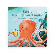  Livre Odell la Petite Pieuvre Courageuse Jellycat.