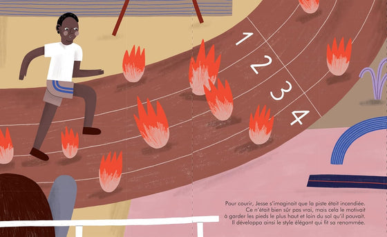 Livre pour enfants Petit & Grand Jesse Owens Kimane éditions – histoire du champion olympique