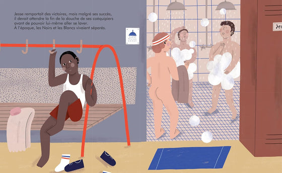 Livre pour enfants Petit & Grand Jesse Owens Kimane éditions – histoire du champion olympique