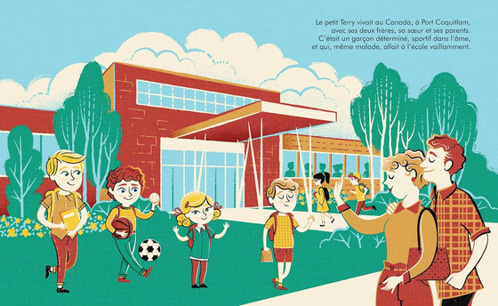 Livre pour enfants Petit & Grand Terry Fox Kimane éditions – Histoire inspirante de courage et persévérance