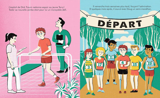 Livre pour enfants Petit & Grand Terry Fox Kimane éditions – Histoire inspirante de courage et persévérance