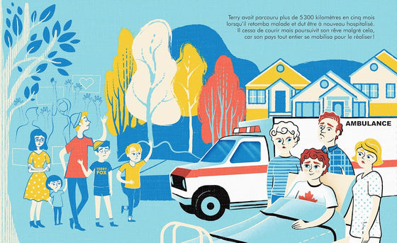 Livre pour enfants Petit & Grand Terry Fox Kimane éditions – Histoire inspirante de courage et persévérance