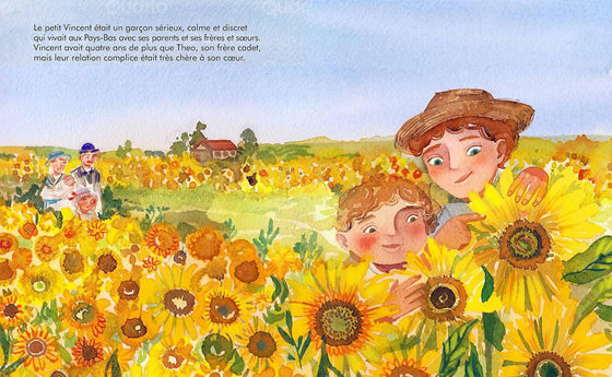 Livre Vincent Van Gogh - Petit et Grand - Kimane