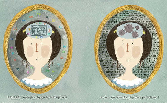 Livre pour enfants Petite & Grande Ada Lovelace Kimane éditions – histoire de la pionnière de l’informatique
