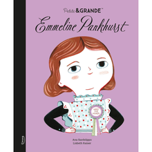 Livre pour enfants Petite & Grande Emmeline Pankhurst Kimane éditions – histoire vraie de la suffragette et défenseuse des droits des femmes