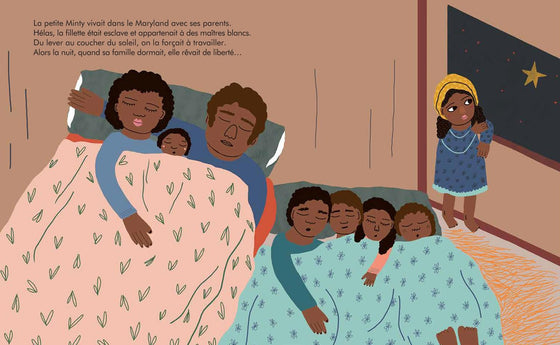 Livre pour enfants Petite & Grande Harriet Tubman Kimane éditions – histoire vraie de la militante pour la liberté et les droits humains