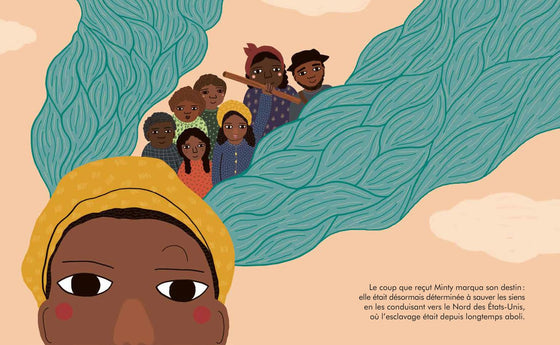 Livre pour enfants Petite & Grande Harriet Tubman Kimane éditions – histoire vraie de la militante pour la liberté et les droits humains