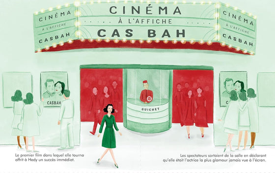 Livre pour enfants Petite & Grande Hedy Lamarr Kimane éditions – histoire de l’actrice et inventrice à l’origine du Wi-Fi