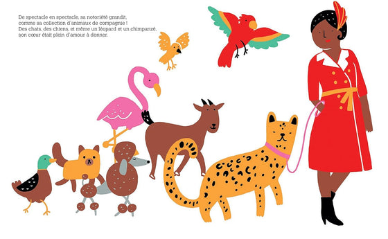 Livre pour enfants Petite & Grande Joséphine Baker Kimane éditions – histoire de l’artiste et militante emblématique