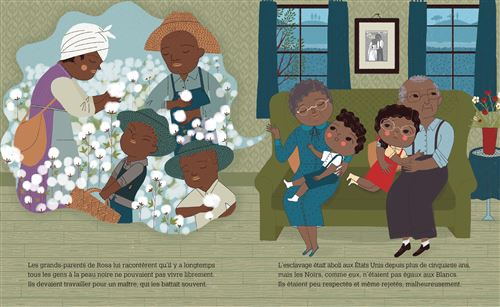 Livre pour enfants Petite & Grande Rosa Parks Kimane éditions – histoire de la militante pour les droits civiques