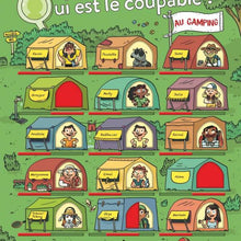  Livre "Qui est le coupable ? Au camping", éditions Bayard.