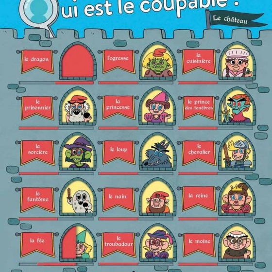 Livre "Qui est le coupable ? Au château", éditions Bayard.