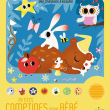  Livre sonore "Petites comptines pour bébé", éditons Milan.