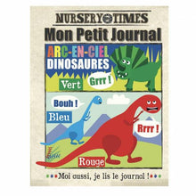  Livre en tissu qui crépite, mon petit journal, thème des dinosaures, marque Crinkly.
