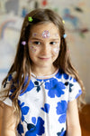 Lot 10 mini barrettes étoiles multicolores enfant Great Pretenders