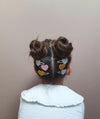 Barrettes enfant étoiles paillettes argentées – lot de 2 Mini Galaxie
