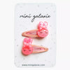 lot barrettes lapin paillettes rose enfant accessoire cheveux fille mini galaxie