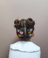 lot barrettes lapin paillettes rose enfant accessoire cheveux fille mini galaxie