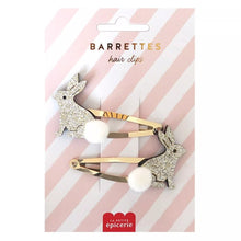  Lot de 2 barrettes lapins pailletées La Petite Épicerie – Accessoires cheveux enfant fille