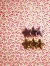 lot de 2 barrettes étoiles rose métallisé et doré Mini Galaxie pour enfants