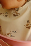 lot 2 bavoirs manches longues konges slojd rain forest impermeable bebe