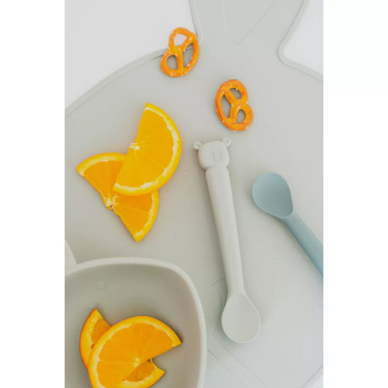 Lot de 2 cuillères bébé en silicone Lili ocean et iceberg The Cotton Cloud
