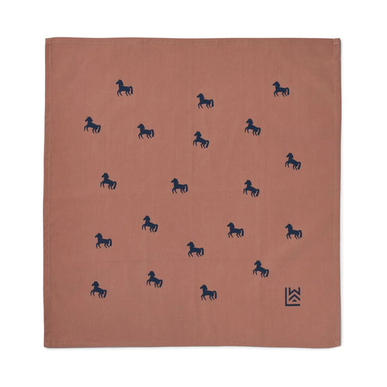 Lot de 2 foulards bandana - Horses Dark Rosetta / Stripe - Liewood