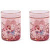 Lot de 2 gobelets roses à paillettes motif licorne ailée Konges Slojd