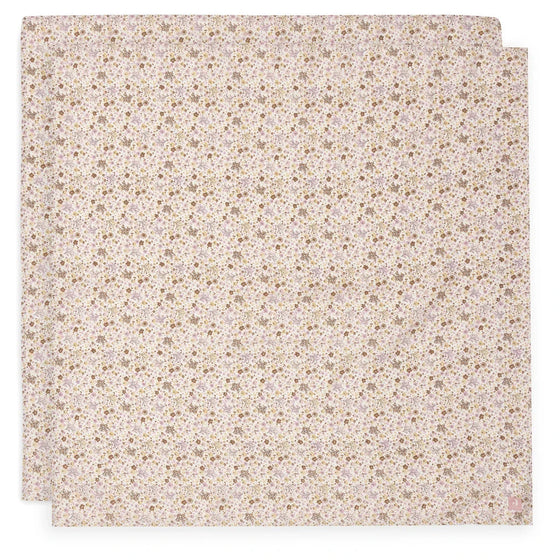 Lot de 2 langes en gaze de coton Flower Fairies Jollein 115 x 115 cm