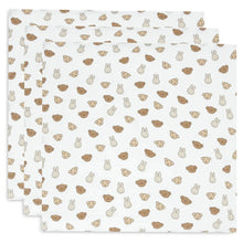  Lot de 3 langes en gaze de coton Miffy & Friends Jollein 70 x 70 cm