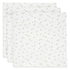 Lot de 3 langes en gaze de coton Jollein On the Go 70 x 70 cm