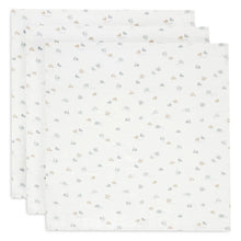 Lot de 3 langes en gaze de coton Jollein On the Go 70 x 70 cm