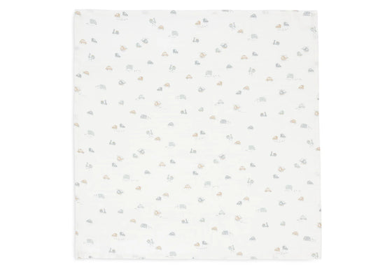 Lot de 3 langes en gaze de coton Jollein On the Go 70 x 70 cm