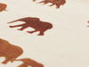 Lot de 2 langes en gaze dee coton, 115 x 115 cm, motif savannah, marque Jollein.