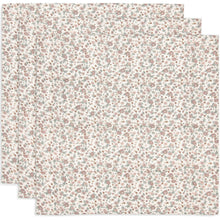  Lot de 3 langes en coton motif fleurs rétro Jollein – Accessoires bébé