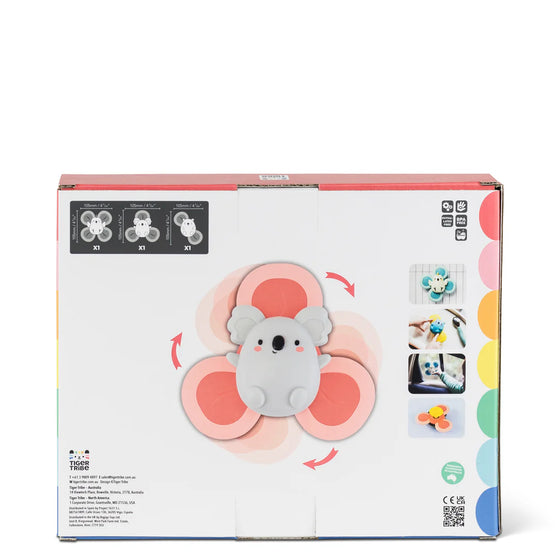 Lot de 3 spinners animaux ventouse pour bébé – Tiger Tribe
