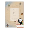 Lot de 6 cartes d'invitation "Pirate" - Papier Poetic